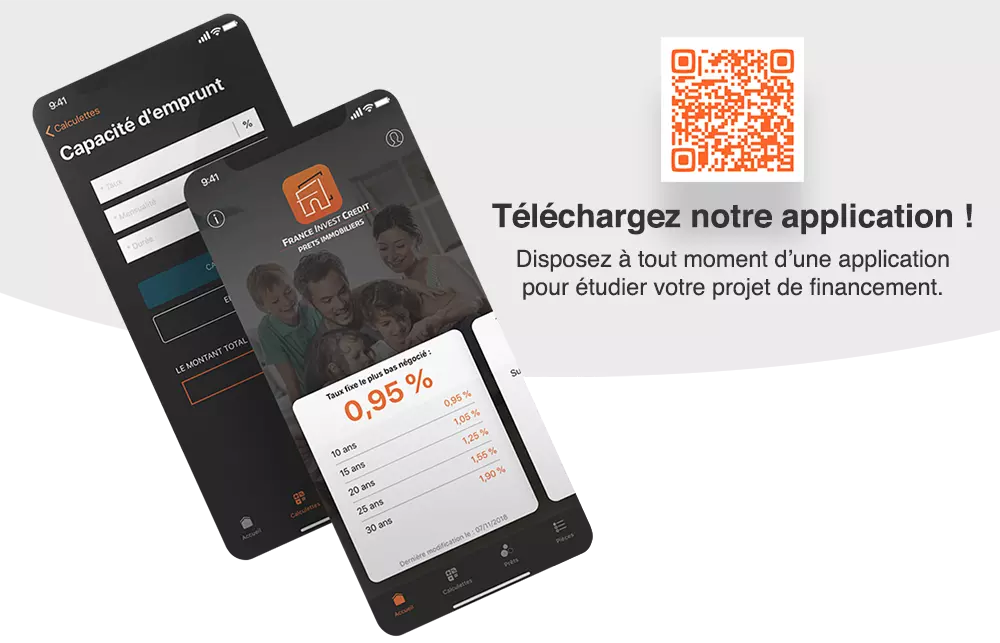 Application France Invest Crédit sur iPhone et iPad
